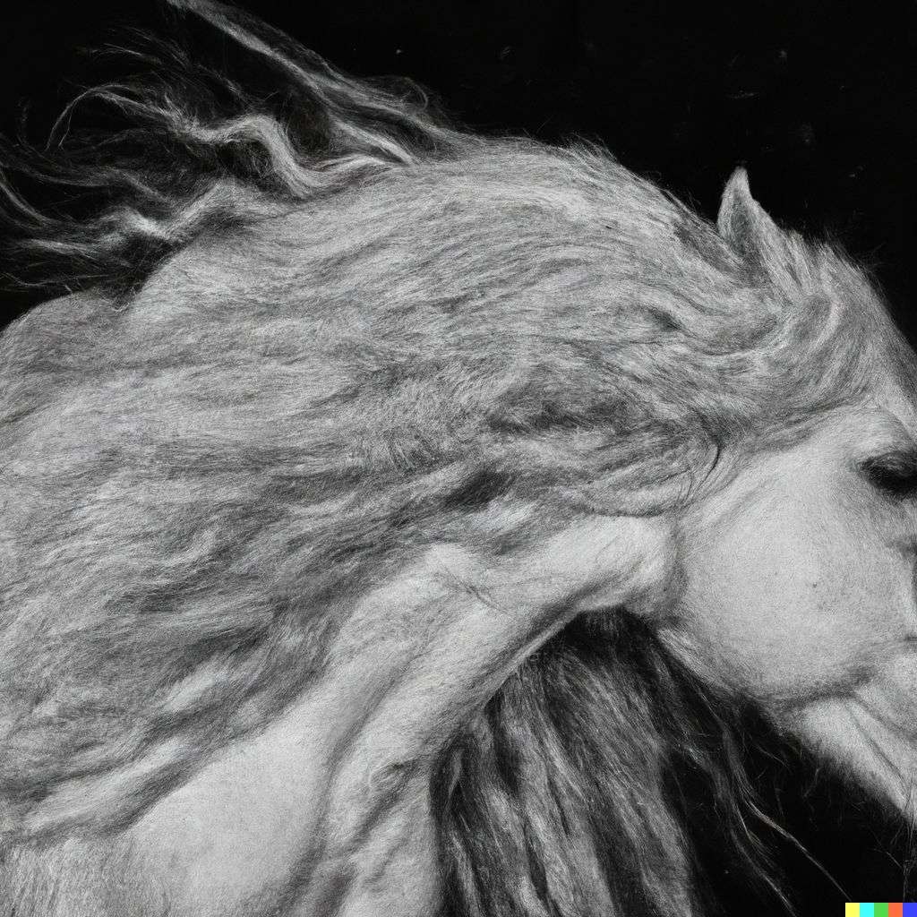 a horse, photograph, fine art